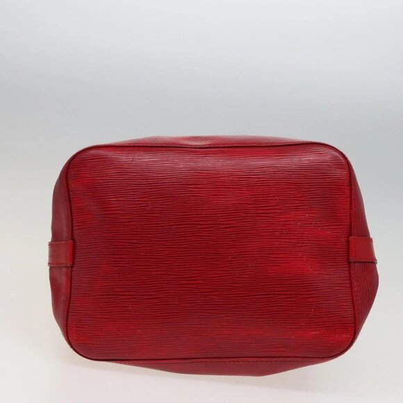 LOUIS VUITTON Epi Petit Noe Shoulder Bag Red M44107 LV Auth 77898 - Picture 7 of 16